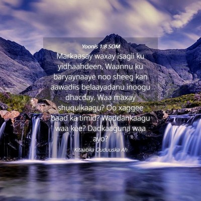 Picture 04 - Yoonis 1:8 SOM - Markaasay waxay isagii ku yidhaahdeen, Waannu ku - Bible Verse Picture