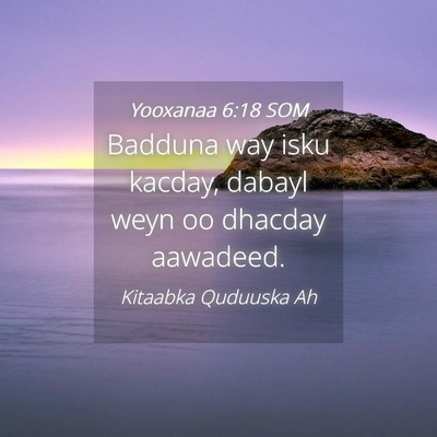 Picture 04 - Yooxanaa 6:18 SOM - Badduna way isku kacday, dabayl weyn oo dhacday - Bible Verse Picture