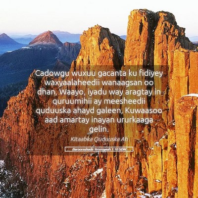 Picture 05 - Baroorashadii Yeremyaah 1:10 SOM - Cadowgu wuxuu gacanta ku fidiyey waxyaalaheedii - Bible Verse Picture