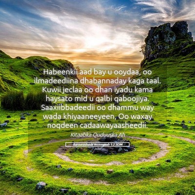 Picture 05 - Baroorashadii Yeremyaah 1:2 SOM - Habeenkii aad bay u ooydaa, oo ilmadeediina - Bible Verse Picture