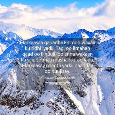 Picture 05 - Baxniintii 2:9 SOM - Markaasaa gabadhii Fircoon waxay ku tidhi iyadii, - Bible Verse Picture