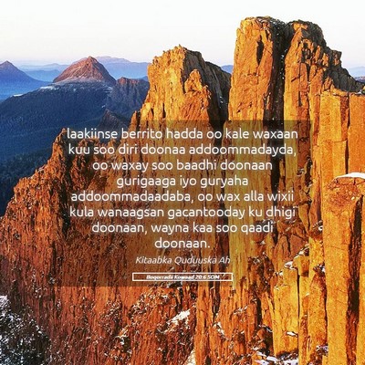 Picture 05 - Boqorradii Kowaad 20:6 SOM - laakiinse berrito hadda oo kale waxaan kuu soo - Bible Verse Picture