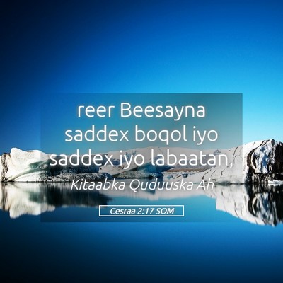 Picture 05 - Cesraa 2:17 SOM - reer Beesayna saddex boqol iyo saddex iyo - Bible Verse Picture