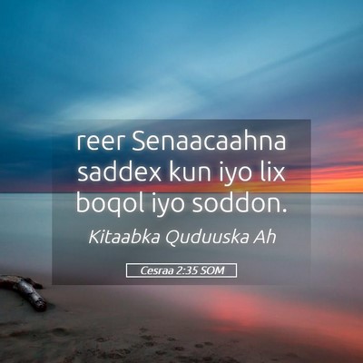 Picture 05 - Cesraa 2:35 SOM - reer Senaacaahna saddex kun iyo lix boqol iyo - Bible Verse Picture