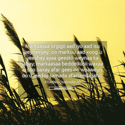 Picture 05 - Daanyeel 8:8 SOM - Markaasaa orgigii aad iyo aad isu weyneeyey, oo - Bible Verse Picture