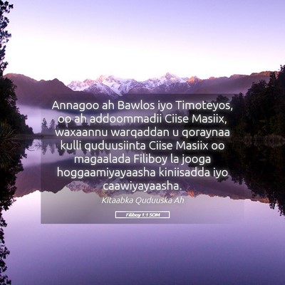 Picture 05 - Filiboy 1:1 SOM - Annagoo ah Bawlos iyo Timoteyos, oo ah - Bible Verse Picture