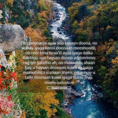 Picture 05 - Ishacyaah 14:2 SOM - Oo dadyowga ayaa soo kaxayn doona, oo waxay iyaga - Bible Verse Picture