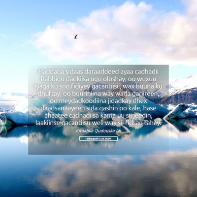 Picture 05 - Ishacyaah 5:25 SOM - Haddaba sidaas daraaddeed ayaa cadhadii Rabbigu - Bible Verse Picture