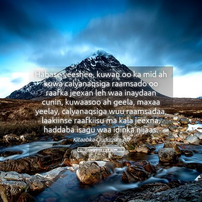 Picture 05 - Laawiyiintii 11:4 SOM - Habase yeeshee, kuwan oo ka mid ah kuwa - Bible Verse Picture