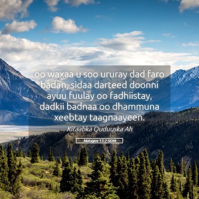 Picture 05 - Matayos 13:2 SOM - oo waxaa u soo ururay dad faro badan, sidaa - Bible Verse Picture