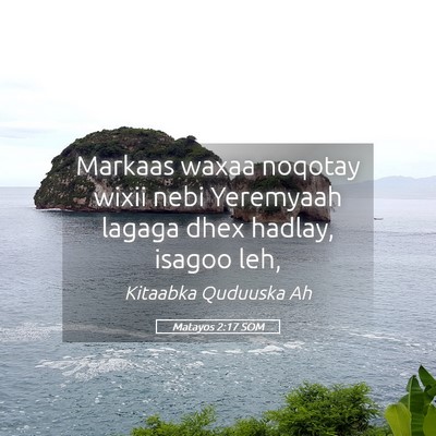 Picture 05 - Matayos 2:17 SOM - Markaas waxaa noqotay wixii nebi Yeremyaah lagaga - Bible Verse Picture