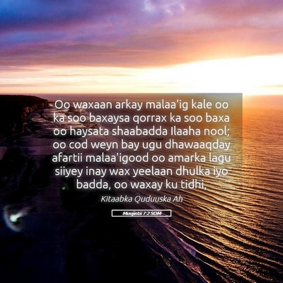 Picture 05 - Muujintii 7:2 SOM - Oo waxaan arkay malaa'ig kale oo ka soo baxaysa - Bible Verse Picture