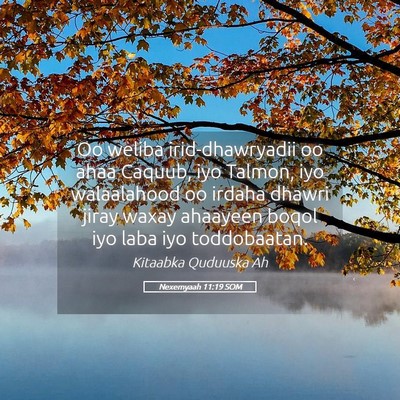 Picture 05 - Nexemyaah 11:19 SOM - Oo weliba irid-dhawryadii oo ahaa Caquub, iyo - Bible Verse Picture