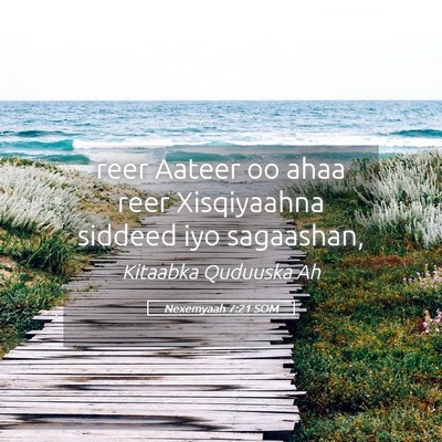 Picture 05 - Nexemyaah 7:21 SOM - reer Aateer oo ahaa reer Xisqiyaahna siddeed iyo - Bible Verse Picture