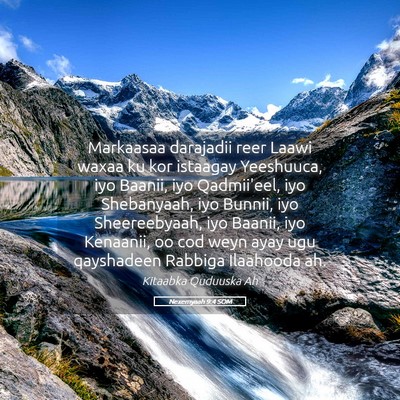 Picture 05 - Nexemyaah 9:4 SOM - Markaasaa darajadii reer Laawi waxaa ku kor - Bible Verse Picture