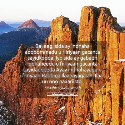 Picture 05 - Sabuurradii 123:2 SOM - Bal eeg, sida ay indhaha addoommadu u fiiriyaan - Bible Verse Picture