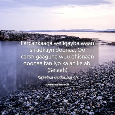 Picture 05 - Sabuurradii 89:4 SOM - Farcankaaga weligayba waan sii adkayn doonaa, Oo - Bible Verse Picture
