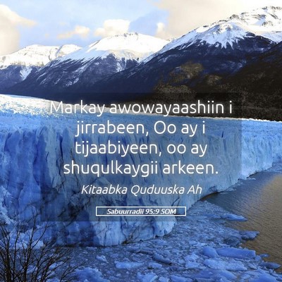 Picture 05 - Sabuurradii 95:9 SOM - Markay awowayaashiin i jirrabeen, Oo ay i - Bible Verse Picture