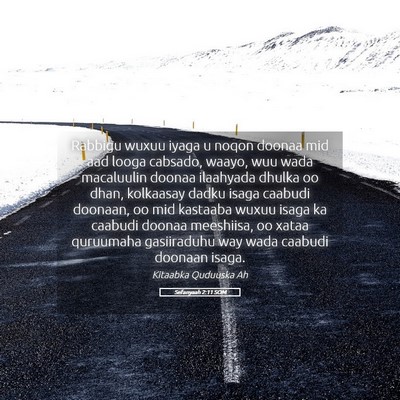 Picture 05 - Sefanyaah 2:11 SOM - Rabbigu wuxuu iyaga u noqon doonaa mid aad looga - Bible Verse Picture
