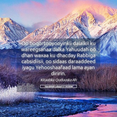 Picture 05 - Taariikhdii Labaad 17:10 SOM - Oo boqortooyooyinkii dalalkii ku wareegsanaa - Bible Verse Picture