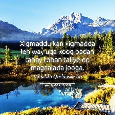 Picture 05 - Wacdiyahii 7:19 SOM - Xigmaddu kan xigmadda leh way uga xoog badan - Bible Verse Picture