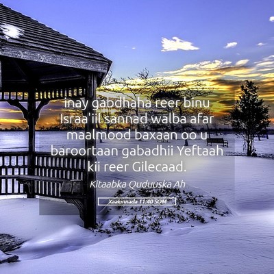 Picture 05 - Xaakinnada 11:40 SOM - inay gabdhaha reer binu Israa'iil sannad walba - Bible Verse Picture