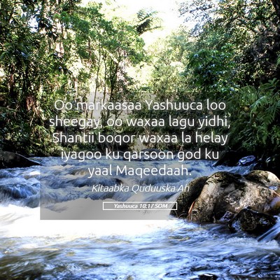 Picture 05 - Yashuuca 10:17 SOM - Oo markaasaa Yashuuca loo sheegay, oo waxaa lagu - Bible Verse Picture