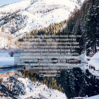 Picture 05 - Yeremyaah 32:44 SOM - Dad baa beero lacag kaga iibsan doona dalka reer - Bible Verse Picture