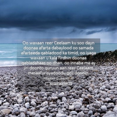 Picture 05 - Yeremyaah 49:36 SOM - Oo waxaan reer Ceelaam ku soo dayn doonaa afarta - Bible Verse Picture