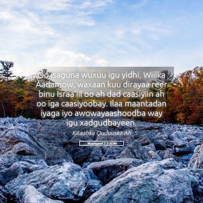 Picture 05 - Yexesqeel 2:3 SOM - Oo isaguna wuxuu igu yidhi, Wiilka Aadamow, - Bible Verse Picture