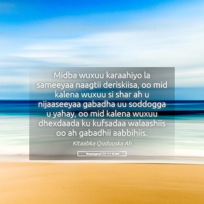 Picture 05 - Yexesqeel 22:11 SOM - Midba wuxuu karaahiyo la sameeyaa naagtii - Bible Verse Picture