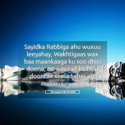 Picture 05 - Yexesqeel 38:10 SOM - Sayidka Rabbiga ahu wuxuu leeyahay, Wakhtigaas - Bible Verse Picture