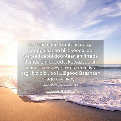 Picture 05 - Yexesqeel 39:18 SOM - Waxaad cuni doontaan ragga xoogga badan - Bible Verse Picture