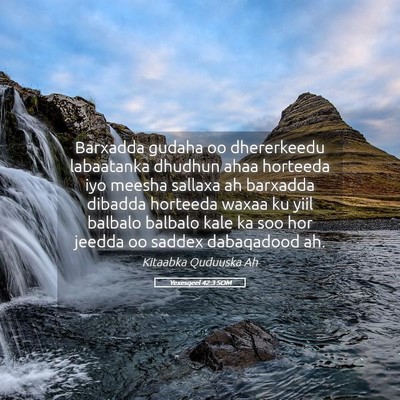 Picture 05 - Yexesqeel 42:3 SOM - Barxadda gudaha oo dhererkeedu labaatanka dhudhun - Bible Verse Picture