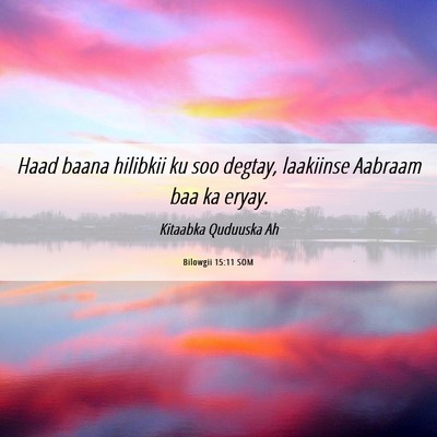 Picture 06 - Bilowgii 15:11 SOM - Haad baana hilibkii ku soo degtay, laakiinse - Bible Verse Picture
