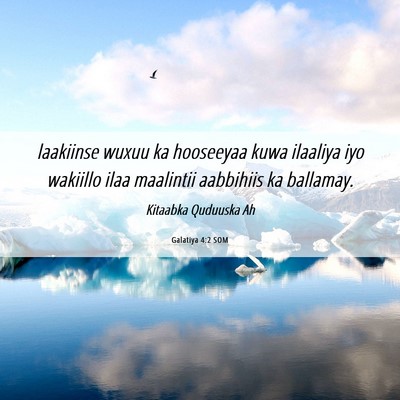Picture 06 - Galatiya 4:2 SOM - laakiinse wuxuu ka hooseeyaa kuwa ilaaliya iyo - Bible Verse Picture