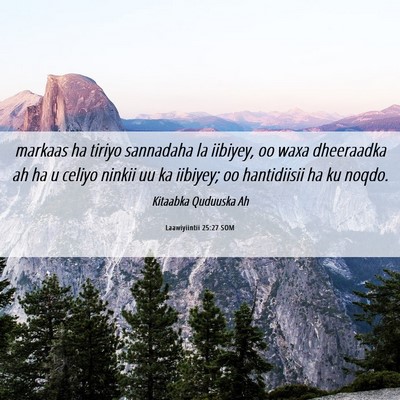 Picture 06 - Laawiyiintii 25:27 SOM - markaas ha tiriyo sannadaha la iibiyey, oo waxa - Bible Verse Picture