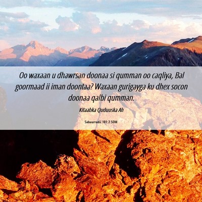 Picture 06 - Sabuurradii 101:2 SOM - Oo waxaan u dhawrsan doonaa si qumman oo caqliya, - Bible Verse Picture