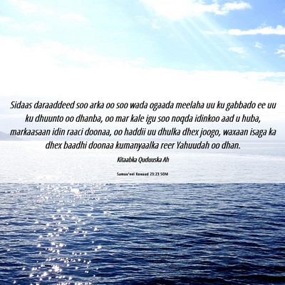 Picture 06 - Samuu'eel Kowaad 23:23 SOM - Sidaas daraaddeed soo arka oo soo wada ogaada - Bible Verse Picture