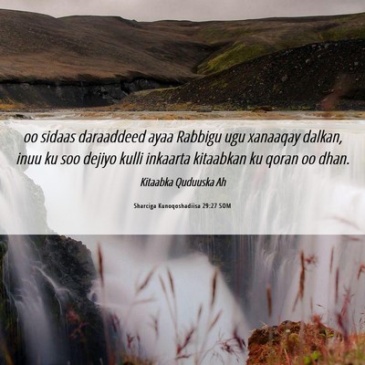 Picture 06 - Sharciga Kunoqoshadiisa 29:27 SOM - oo sidaas daraaddeed ayaa Rabbigu ugu xanaaqay - Bible Verse Picture