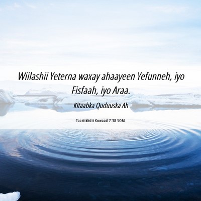 Picture 06 - Taariikhdii Kowaad 7:38 SOM - Wiilashii Yeterna waxay ahaayeen Yefunneh, iyo - Bible Verse Picture
