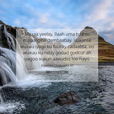Picture 07 - 2 Butros 2:4 SOM - Maxaa yeelay, Ilaah uma tudhin malaa'igihii - Bible Verse Picture