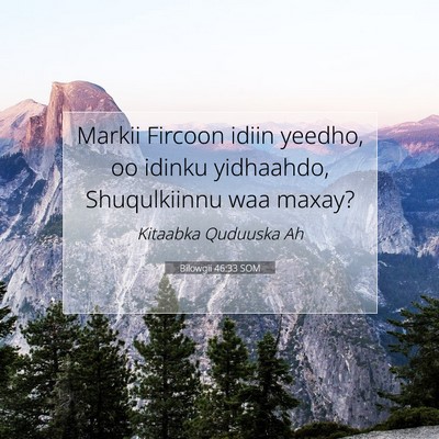 Picture 07 - Bilowgii 46:33 SOM - Markii Fircoon idiin yeedho, oo idinku yidhaahdo, - Bible Verse Picture