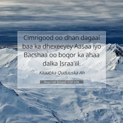 Picture 07 - Boqorradii Kowaad 15:32 SOM - Cimrigood oo dhan dagaal baa ka dhexeeyey Aasaa - Bible Verse Picture