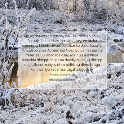 Picture 07 - Boqorradii Kowaad 2:5 SOM - Oo weliba waad og tahay wixii uu Yoo'aab oo ay - Bible Verse Picture