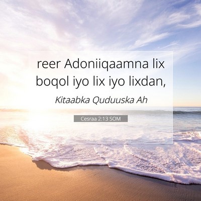 Picture 07 - Cesraa 2:13 SOM - reer Adoniiqaamna lix boqol iyo lix iyo - Bible Verse Picture