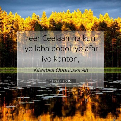 Picture 07 - Cesraa 2:7 SOM - reer Ceelaamna kun iyo laba boqol iyo afar iyo - Bible Verse Picture