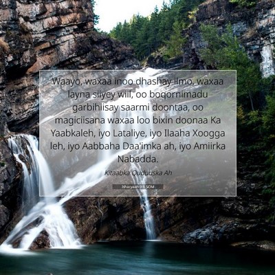 Picture 07 - Ishacyaah 9:6 SOM - Waayo, waxaa inoo dhashay ilmo, waxaa layna - Bible Verse Picture