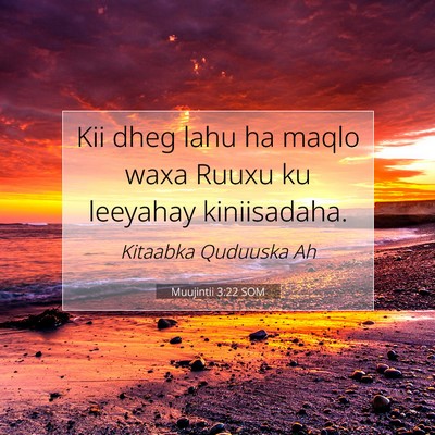 Picture 07 - Muujintii 3:22 SOM - Kii dheg lahu ha maqlo waxa Ruuxu ku leeyahay - Bible Verse Picture