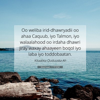 Picture 07 - Nexemyaah 11:19 SOM - Oo weliba irid-dhawryadii oo ahaa Caquub, iyo - Bible Verse Picture